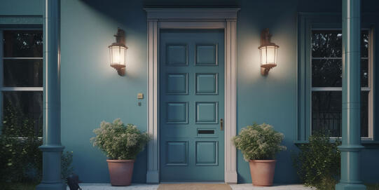 Bild einer Haustüre